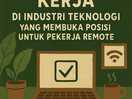 Lowongan Kerja di Industri Teknologi yang Membuka Posisi untuk Pekerja Remote