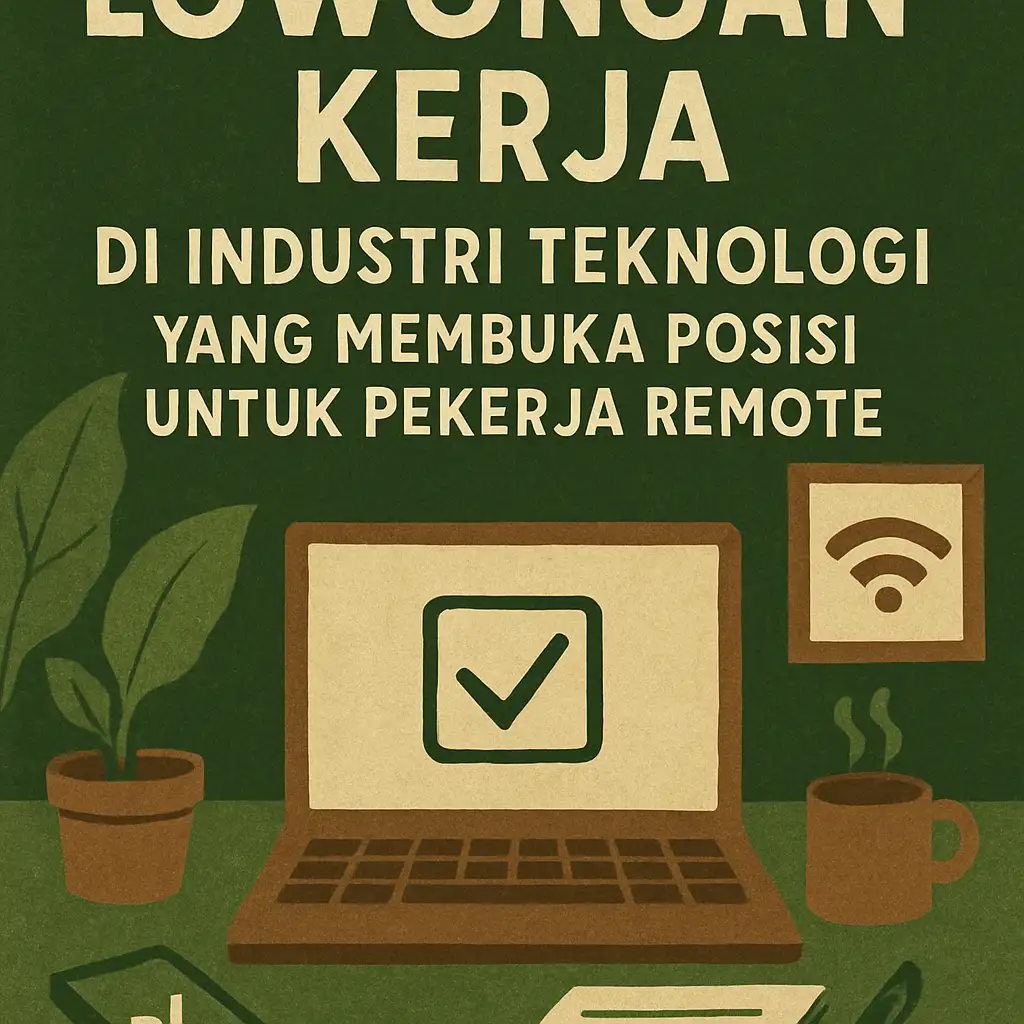 Lowongan Kerja di Industri Teknologi yang Membuka Posisi untuk Pekerja Remote
